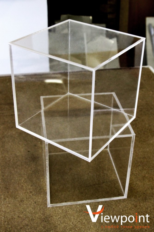 Кубы из оргстекла, декоративное – интерьерное, для помещения, оргстекло, объемная,мобильная